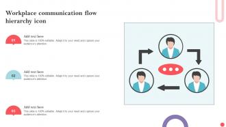Workplace Communication Flow Hierarchy Icon