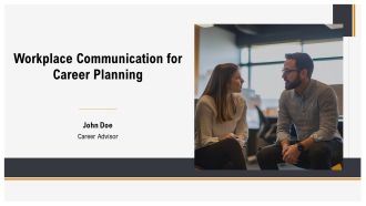 Workplace Communication For Career Planning PPT Template AT