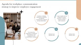 Workplace Communication Strategy To Improve Employee Engagement Powerpoint Presentation Slides Adaptable Informative