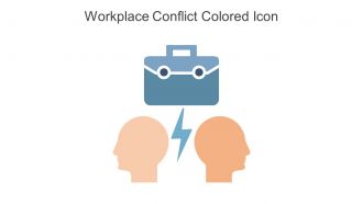 Workplace Conflict Colored Icon In Powerpoint Pptx Png And Editable Eps Format