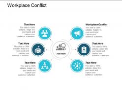 Workplace conflict ppt powerpoint presentation infographic template examples cpb