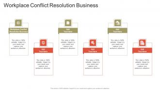 Workplace Conflict Resolution Business In Powerpoint And Google Slides Cpb