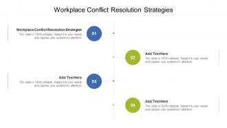Workplace Conflict Resolution Strategies In Powerpoint And Google Slides Cpb