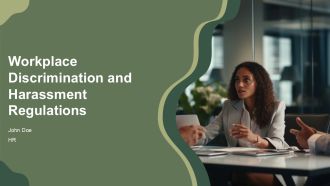 Workplace Discrimination And Harassment Regulations PPT Template AT