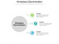Workplace discrimination ppt powerpoint presentation file rules cpb