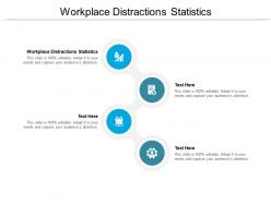 Workplace distractions statistics ppt powerpoint presentation layouts slideshow cpb