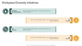Workplace Diversity Initiatives In Powerpoint And Google Slides Cpb