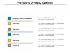 Workplace diversity statistics ppt powerpoint presentation inspiration designs cpb