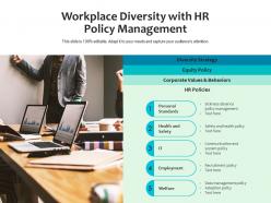 Workplace diversity with hr policy management