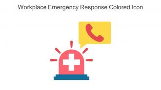 Workplace Emergency Response Colored Icon In Powerpoint Pptx Png And Editable Eps Format