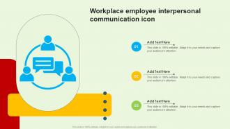 Workplace Employee Interpersonal Communication Icon