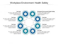 Workplace environment health safety ppt powerpoint presentation file template cpb