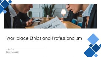 Workplace Ethics And Professionalism PPT Summary AT