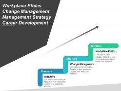 Workplace ethics change management strategy career development cpb