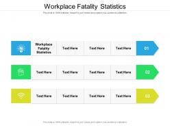 Workplace fatality statistics ppt powerpoint presentation icon picture cpb