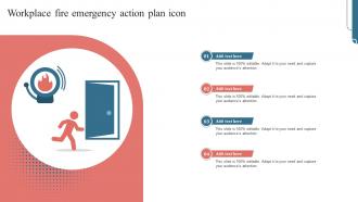 Workplace Fire Emergency Action Plan Icon