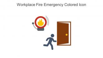 Workplace Fire Emergency Colored Icon In Powerpoint Pptx Png And Editable Eps Format