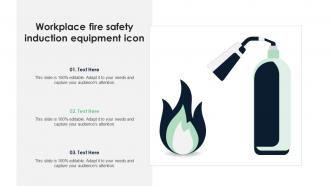 Workplace Fire Safety Induction Equipment Icon