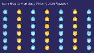 Workplace Fitness Culture Playbook Powerpoint Presentation Slides