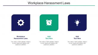 Workplace Harassment Laws Ppt Powerpoint Presentation Portfolio Clipart Cpb