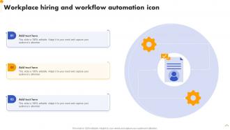 Workplace Hiring And Workflow Automation Icon
