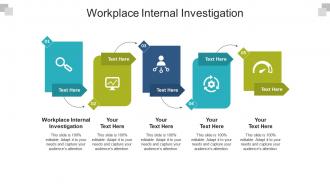 Workplace internal investigation ppt powerpoint presentation show slideshow cpb