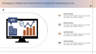 Workplace Safety Key Performance Indicator Dashboard Icon