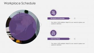 Workplace Schedule In Powerpoint And Google Slides Cpb