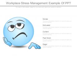 Workplace stress management example of ppt