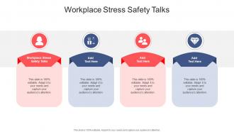 Workplace Stress Safety Talks In Powerpoint And Google Slides Cpb