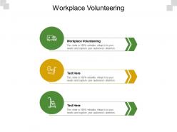 Workplace volunteering ppt powerpoint presentation show visuals cpb
