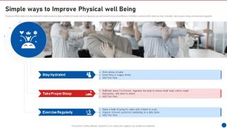 Workplace Wellness Playbook Simple Ways To Improve Physical Well Being