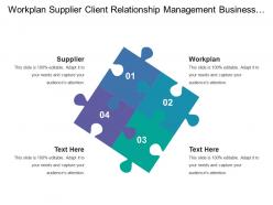 Workplan supplier client relationship management business process management