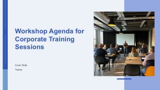 Workshop Agenda For Corporate Training Sessions PPT PowerPoint AT