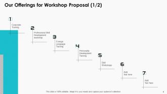 Workshop proposal powerpoint presentation slides