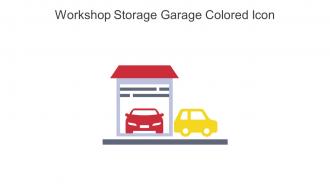 Workshop Storage Garage Colored Icon In Powerpoint Pptx Png And Editable Eps Format
