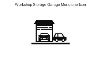 Workshop Storage Garage Monotone Icon In Powerpoint Pptx Png And Editable Eps Format