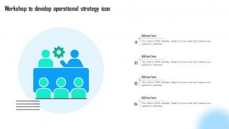 Workshop To Develop Operational Strategy Icon