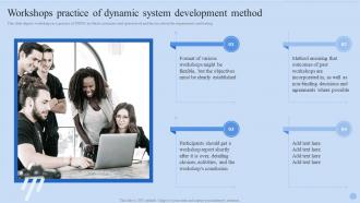 Workshops Practice Of Dynamic System Development Method Dynamic Systems