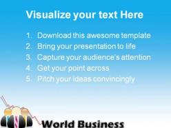 World business man business powerpoint templates and powerpoint backgrounds 0611