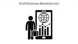 World Business Monotone Icon In Powerpoint Pptx Png And Editable Eps Format
