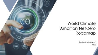 World Climate Ambition Net Zero Roadmap PPT Template AT