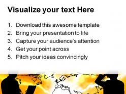 World communication business powerpoint templates and powerpoint backgrounds 0511