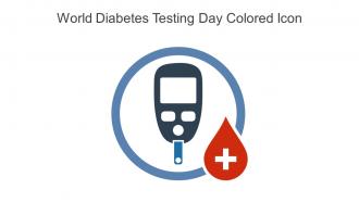 World Diabetes Testing Day Colored Icon In Powerpoint Pptx Png And Editable Eps Format