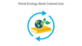 World Ecology Book Colored Icon In Powerpoint Pptx Png And Editable Eps Format