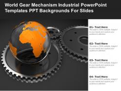 World gear mechanism industrial powerpoint templates ppt backgrounds for slides