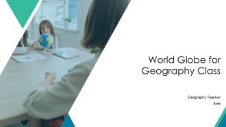 World Globe For Geography Class PPT Slides AT