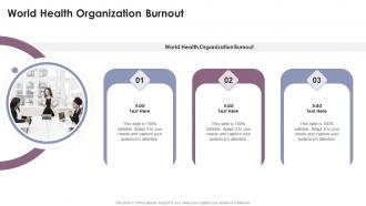 World Health Organization Burnout In Powerpoint And Google Slides Cpb