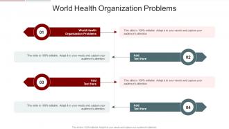 World Health Organization Problems In Powerpoint And Google Slides Cpb