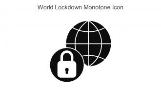 World Lockdown Monotone Icon In Powerpoint Pptx Png And Editable Eps Format